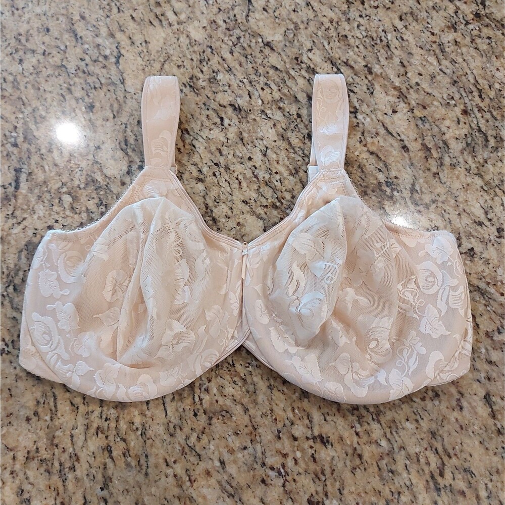 WACOAL 85567 Awareness UW Bra US Size 44G Sand/Nude NWOT Unlined Wide Straps